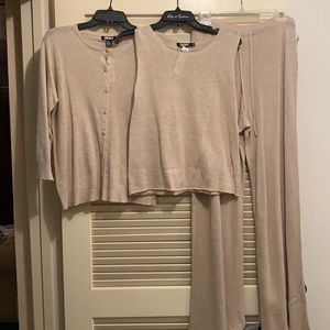 DKNY Three Piece Beige Set NWT